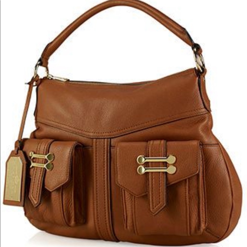 Ralph Lauren Bermondsey Cognac Hobo